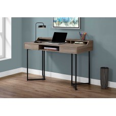 I 7360 Computer Desk 48"L /Dark Taupe/Black Metal (Online Only)