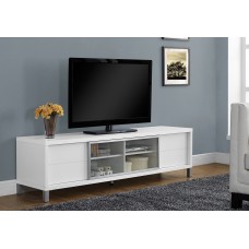 I 2537 TV stand- 70"L White Euro Style (Online only)