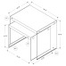 I 3287 Nesting Table-2 Pcs. Set/Glossy White/ Tempered Glass (Online Only)