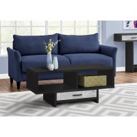 I 2810 Coffee Table-Black/Grey Reclaimed Wood -Look (Online Only)