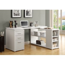 A-3207 Computer Desk-White L/R Facing Corner (Online Only)
