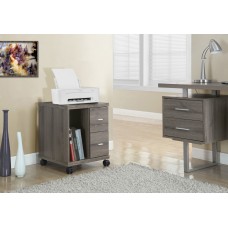 I 7056 Office or File Cabinet with 2 Drawers Dark Taupe (Online only)