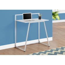 A-0117 Computer Desk-30" L/Juvenile White/White Metal (Online Only)