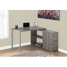 A-4317 Computer desk-Dark Taupe Left or Right Facing Corner (Online Only)