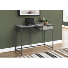 I 7217 Computer Desk-42"L/Grey/Dark Grey Metal (Online Only)