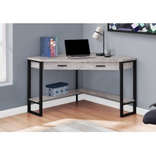 I 7505 Computer Desk-42"L/Grey Reclaimed Wood Corner (Online Only)
