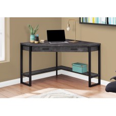 I 7507 Computer Desk-42"L/Black Reclaimed Wood Corner (Online Only)