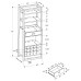 A-3452 Home Bar-60"H espresso Ladder Style (in stock)