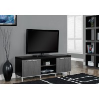 I 2590 TV stand-60"L / Black and Grey (Online Only)
