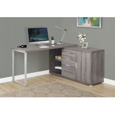 I 7285 Computer Desk-60"L/Dark Taupe Left or Right Facing (Online Only)