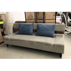 Cloud Fabric space-saving sofa bed, Dark Grey and Light Grey